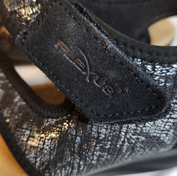 Flexus Anatomic By Spring Step Size 10 Black Metallic Made in Italy - Picture 7 of 11